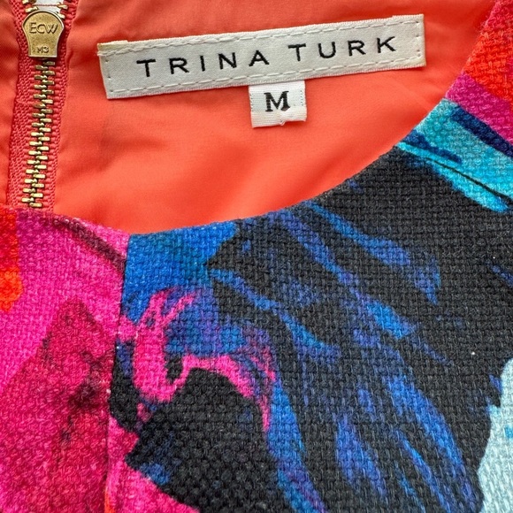 Trina Turk Katy Poppy Floral Multi-Color Halter Top Women's Size Medium - Picture 3 of 10